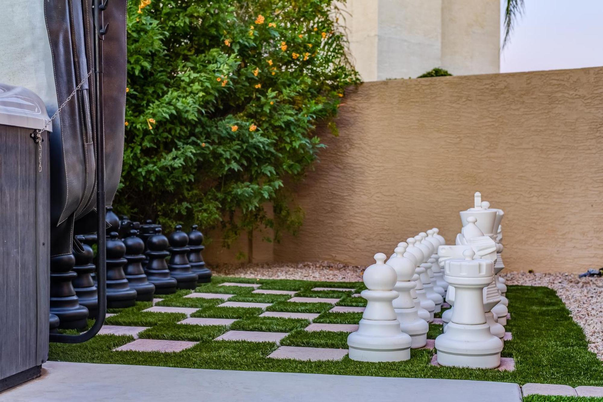 Scottsdale Desert Dream Estate Resort Style Lounging, Palm Trees, Pool & Hot Tub, Putting Green Phoenix Exterior photo