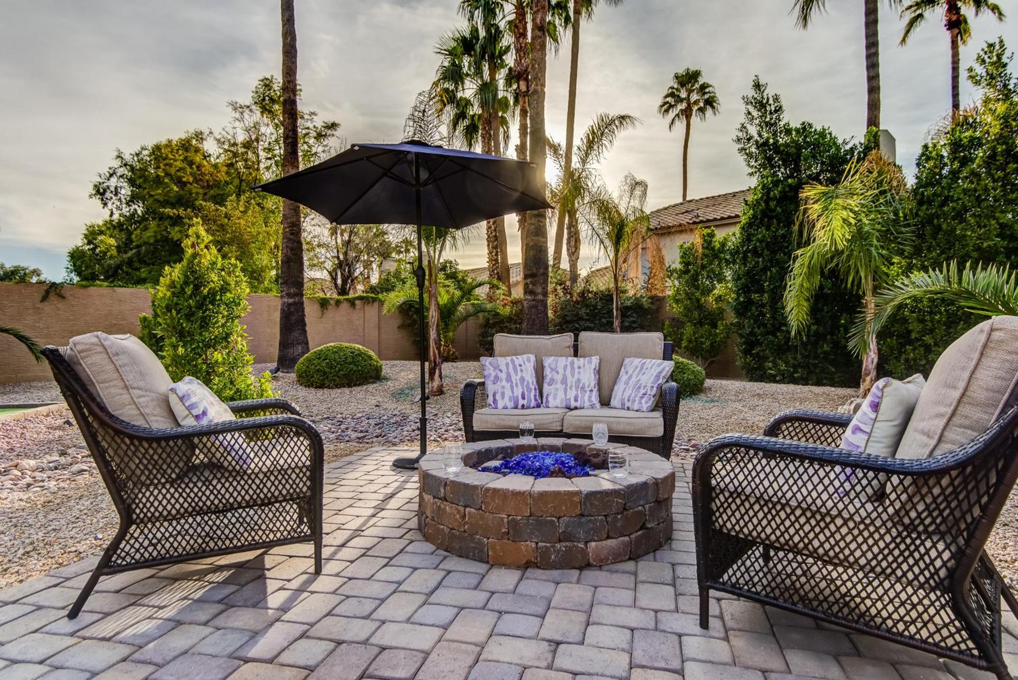 Scottsdale Desert Dream Estate Resort Style Lounging, Palm Trees, Pool & Hot Tub, Putting Green Phoenix Exterior photo